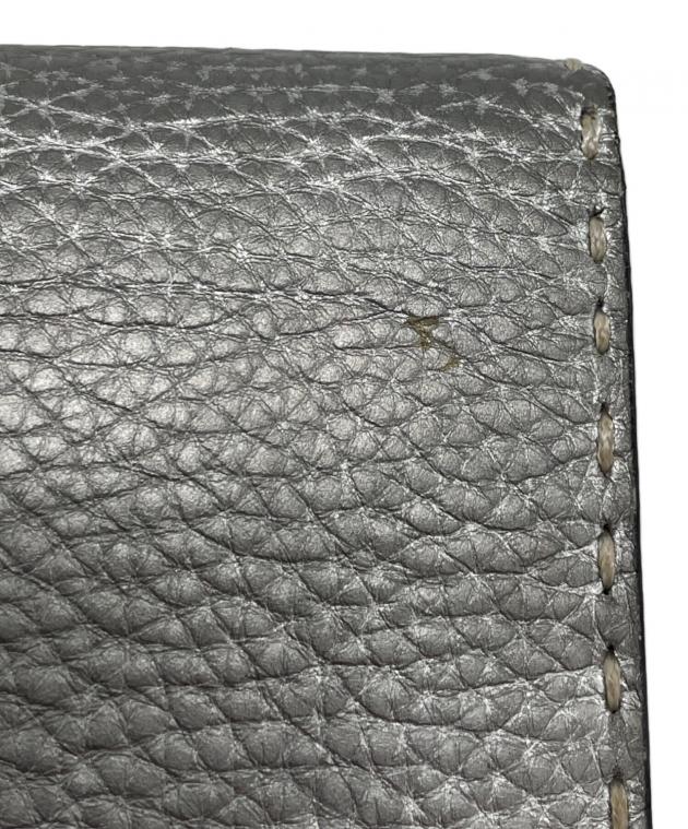 中古・古着通販】FENDI (フェンディ) 2つ折り長財布 シルバー