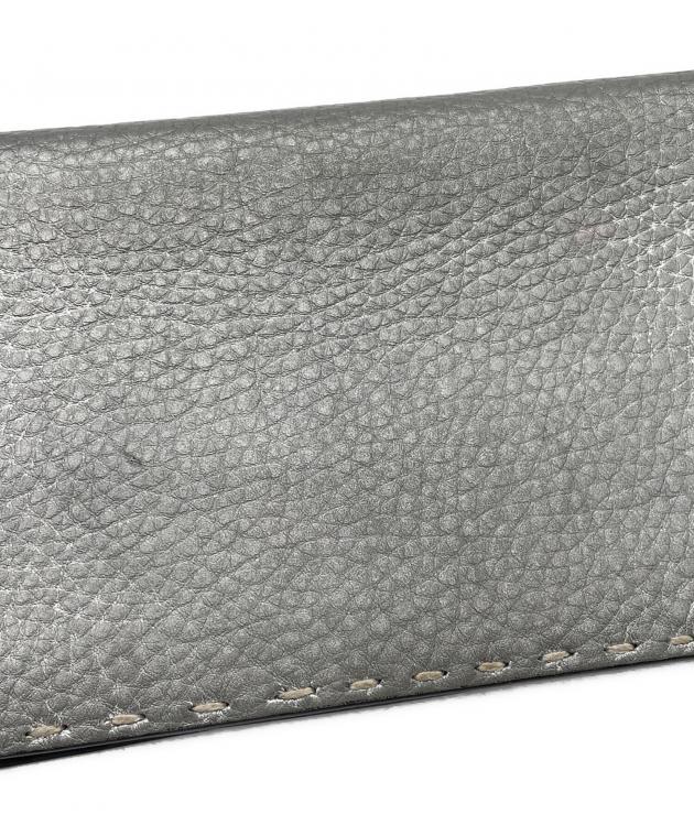 中古・古着通販】FENDI (フェンディ) 2つ折り長財布 シルバー
