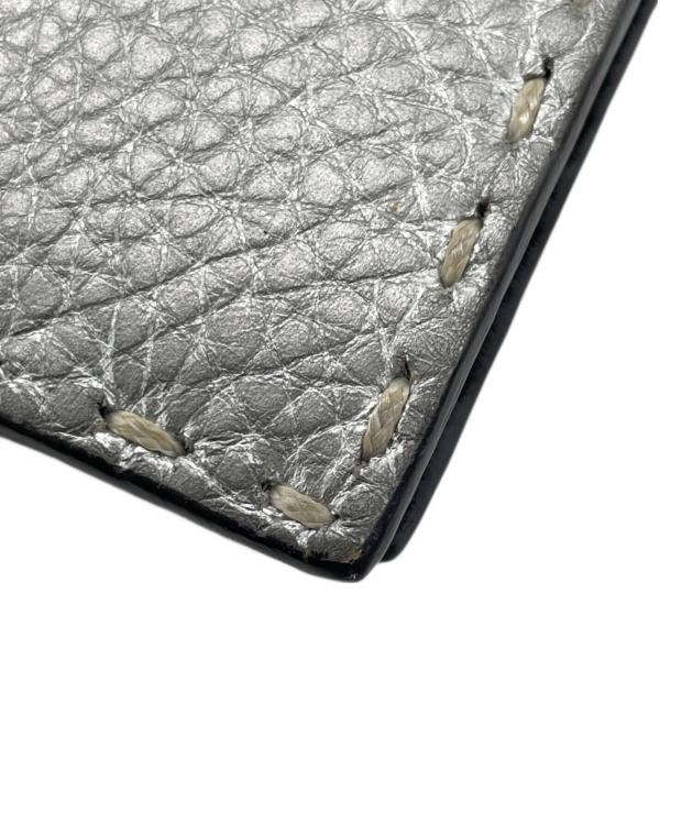 中古・古着通販】FENDI (フェンディ) 2つ折り長財布 シルバー