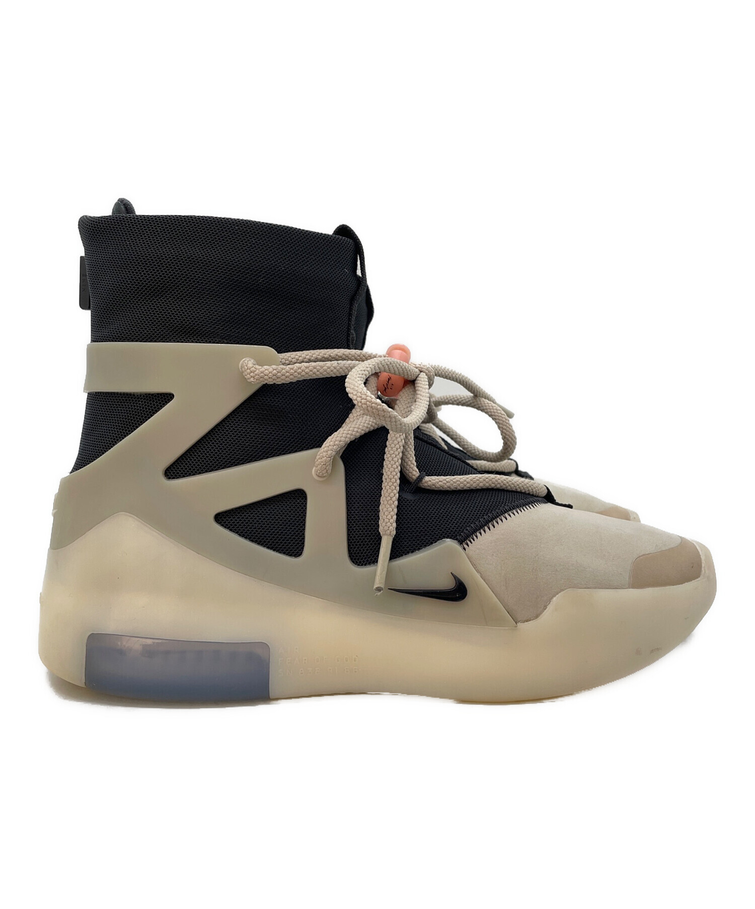 中古・古着通販】NIKE (ナイキ) ハイカットスニーカー ベージュ サイズ 