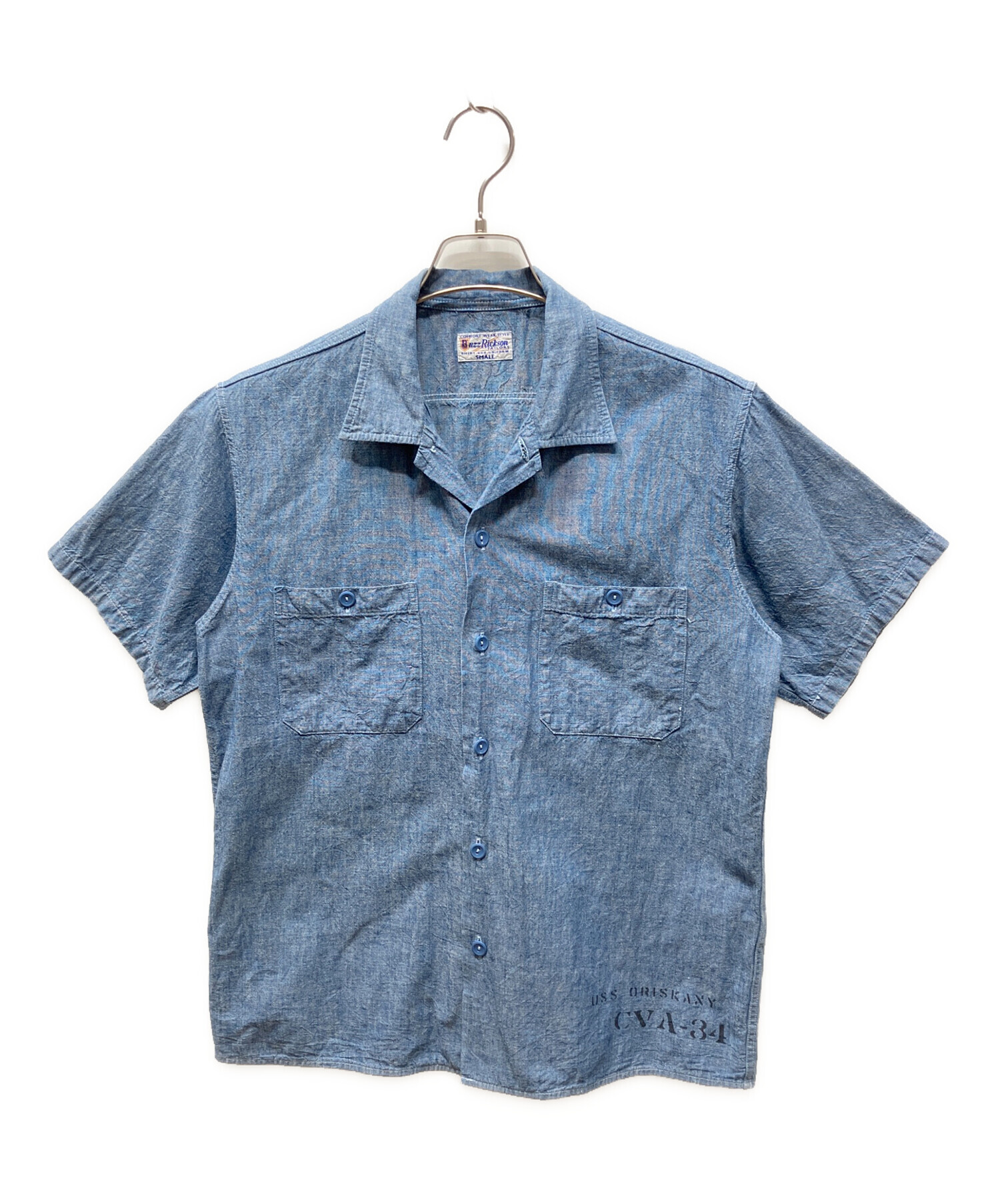 中古・古着通販】BUZZ RICKSON'S (バズリクソンズ) シャンブレーシャツ