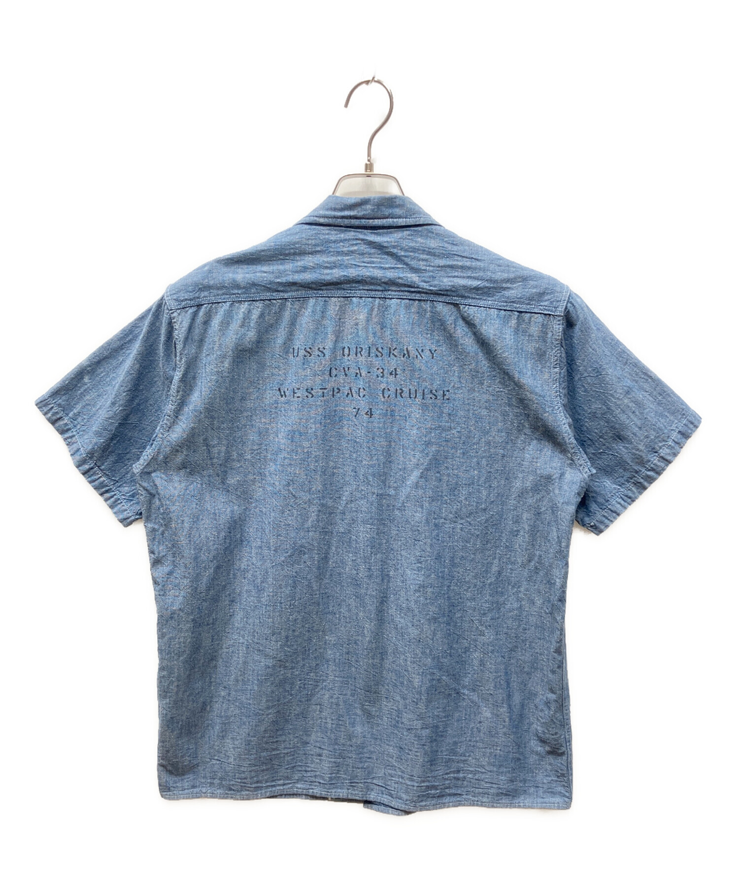 中古・古着通販】BUZZ RICKSON'S (バズリクソンズ) シャンブレーシャツ