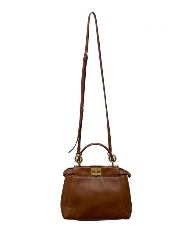 【専用出品】FENDI ピーカーブー 中古・古着通販】FENDI (フェンディ) ピーカブー ミニ ブラウン