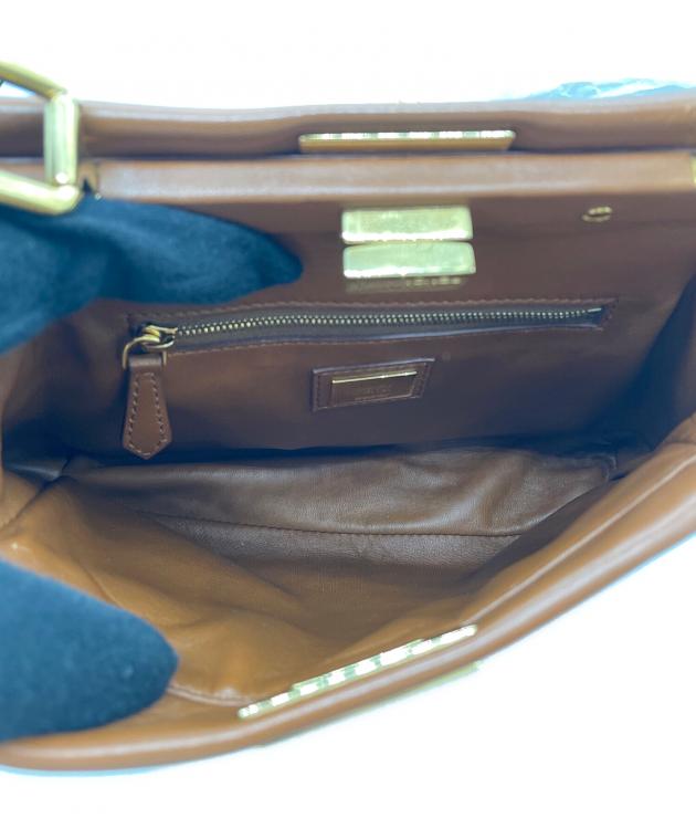 中古・古着通販】FENDI (フェンディ) ピーカブー ミニ ブラウン