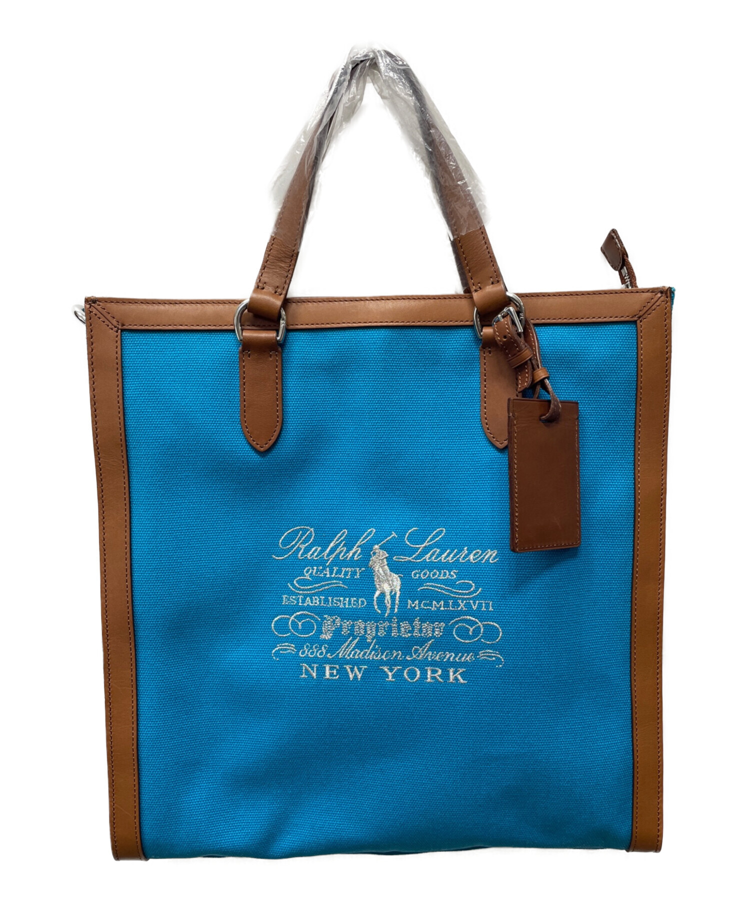 中古・古着通販】RALPH LAUREN (ラルフローレン) トートバッグ スカイ 