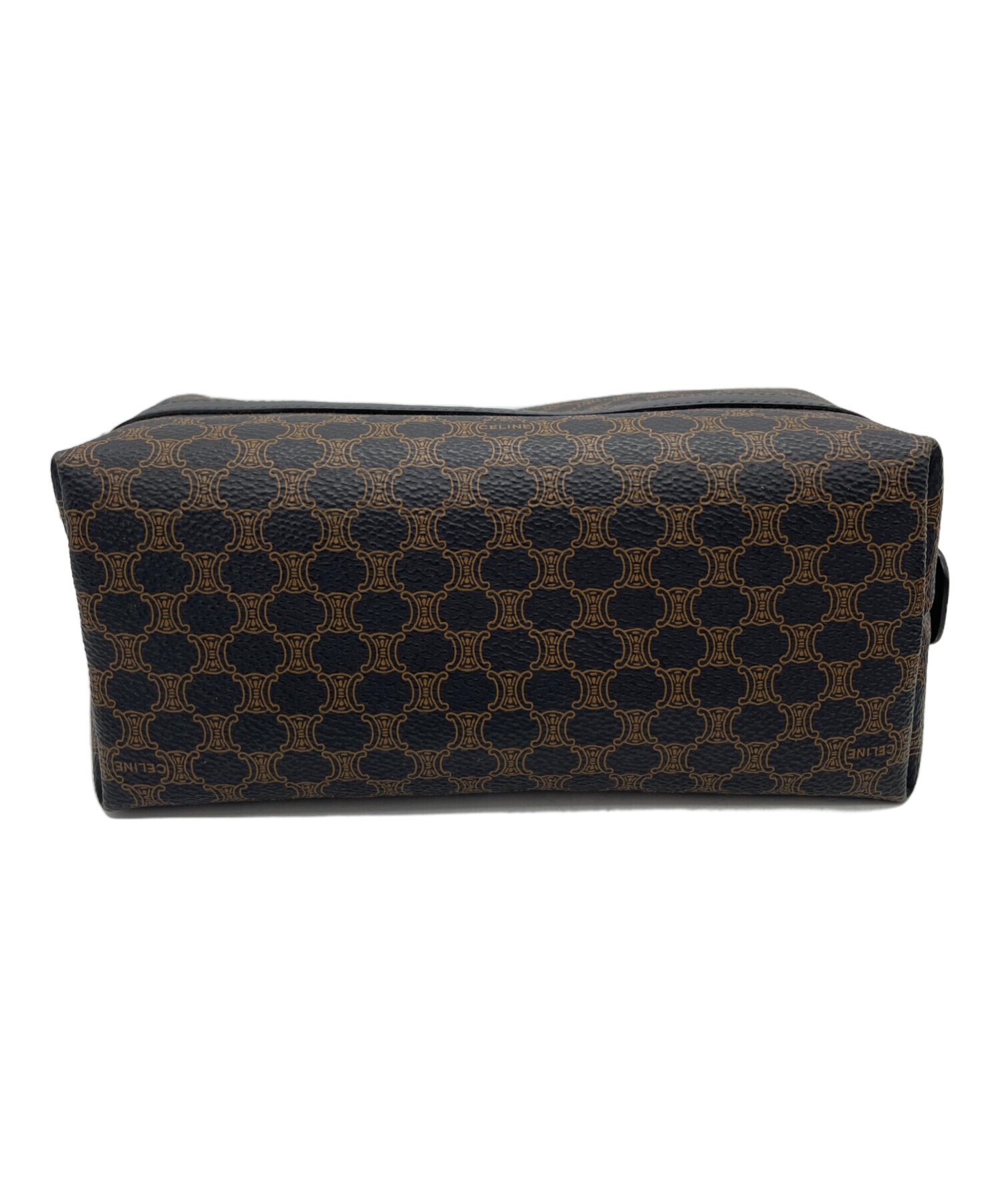 中古・古着通販】CELINE (セリーヌ) ポーチ ブラック×ブラウン 