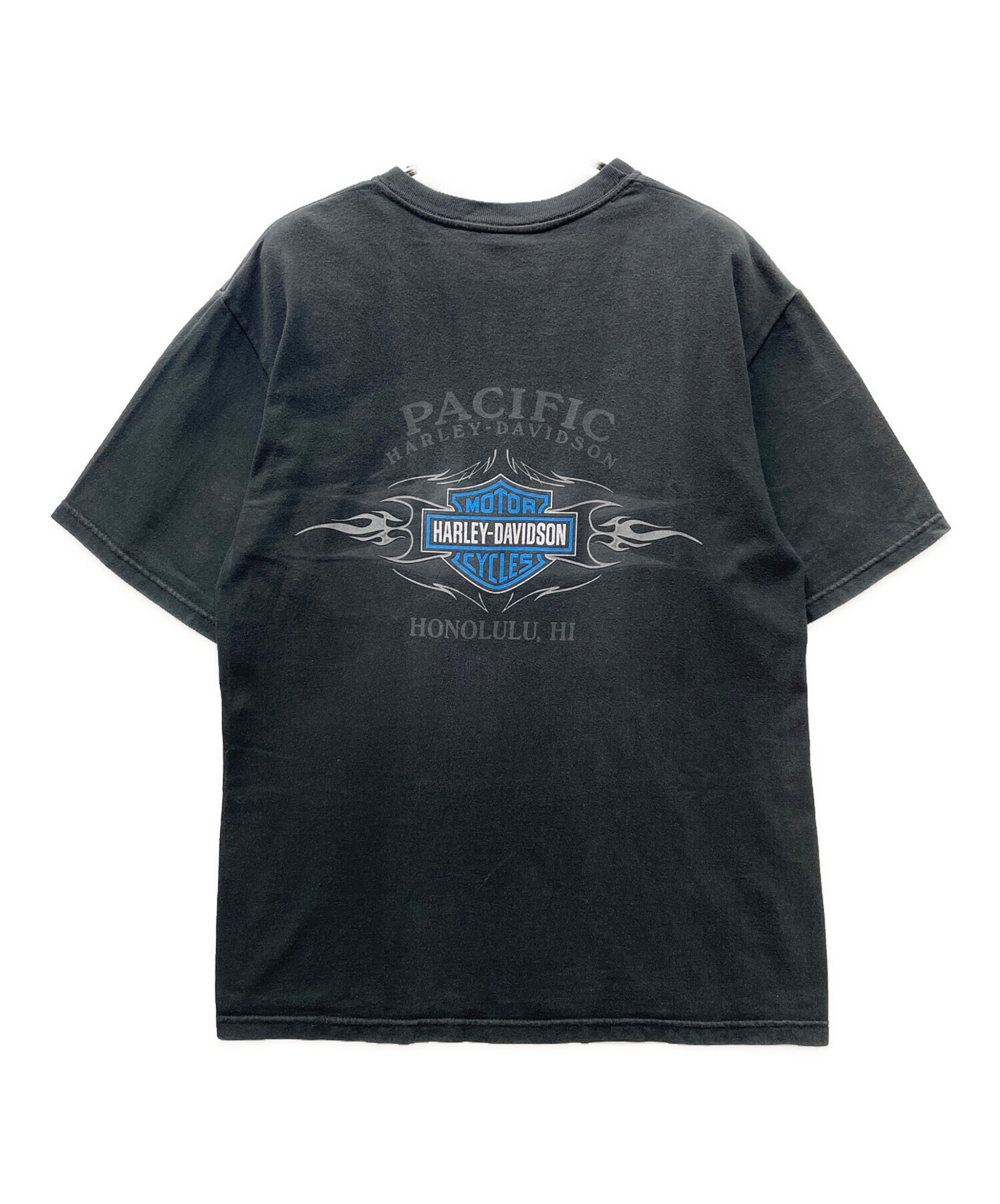 Harley Davidson Tシャシ 中古・古着通販】HARLEY-DAVIDSON (ハーレーダビッドソン) 半袖Tシャツ
