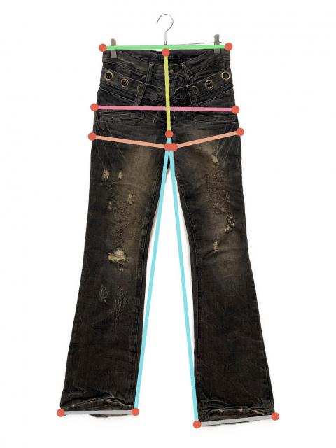 MIDAS9デニムパンツ 中古・古着通販】Midas (ミダス) デニムパンツ グレー サイズ:1