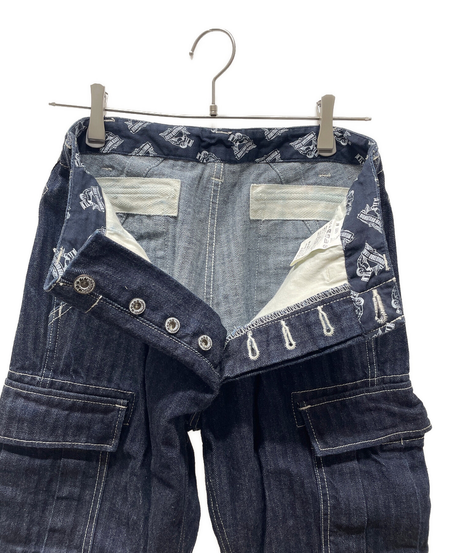 中古・古着通販】MOMOTARO JEANS (桃太郎ジーンズ) カーゴデニムパンツ