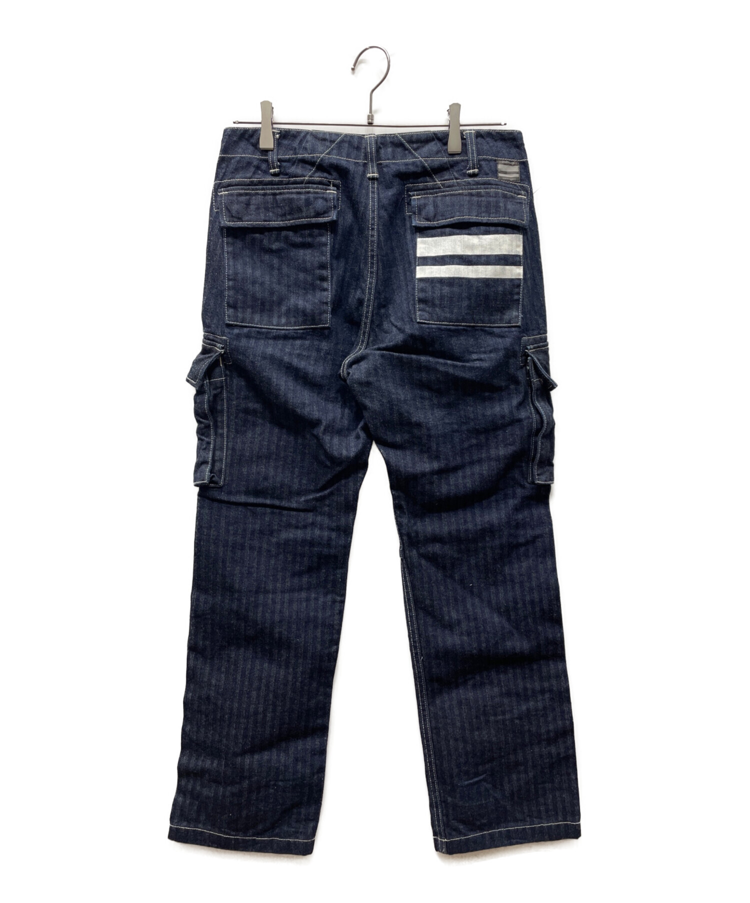 桃太郎ジーンズ　カーゴパンツ中古 中古・古着通販】MOMOTARO JEANS (桃太郎ジーンズ) カーゴデニムパンツ