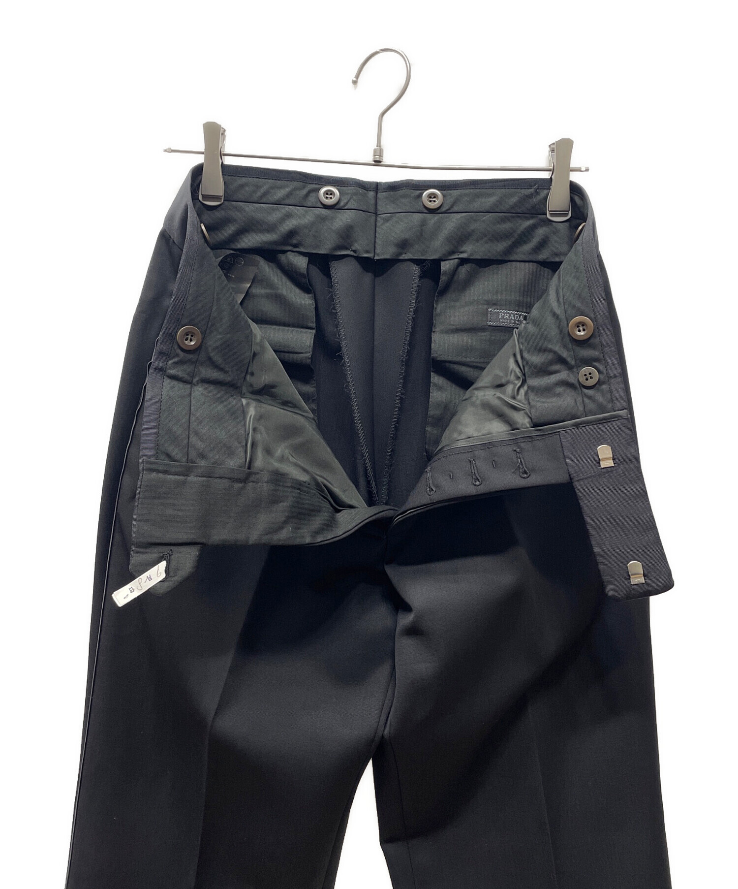 中古・古着通販】PRADA (プラダ) セットアップスーツ ブラック サイズ