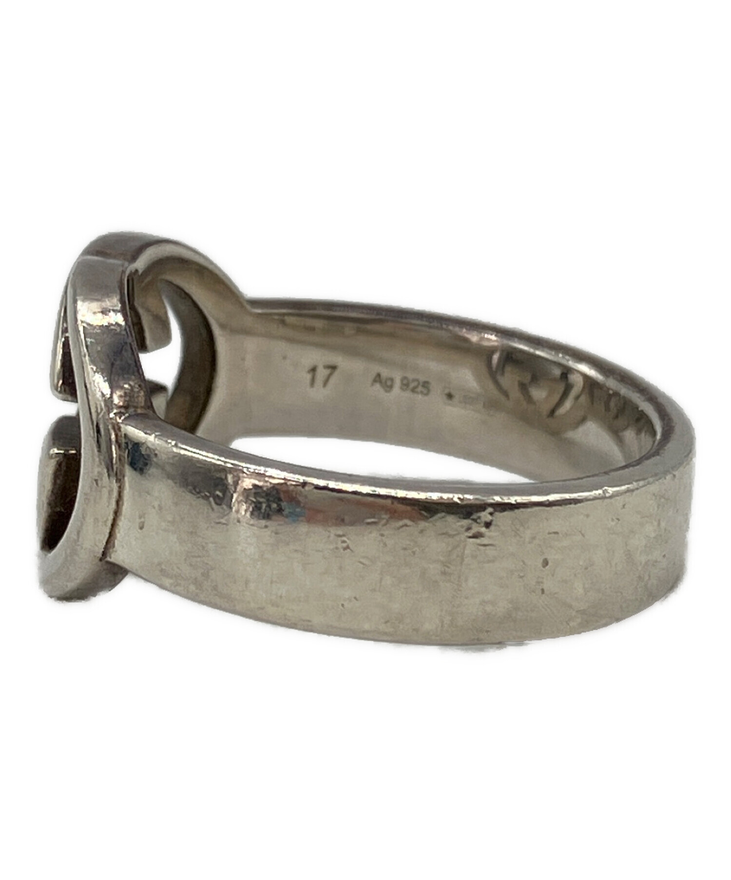 中古・古着通販】GUCCI (グッチ) インターロッキングGリング サイズ:17