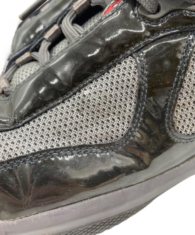 中古・古着通販】PRADA (プラダ) スニーカー ブラック サイズ:25