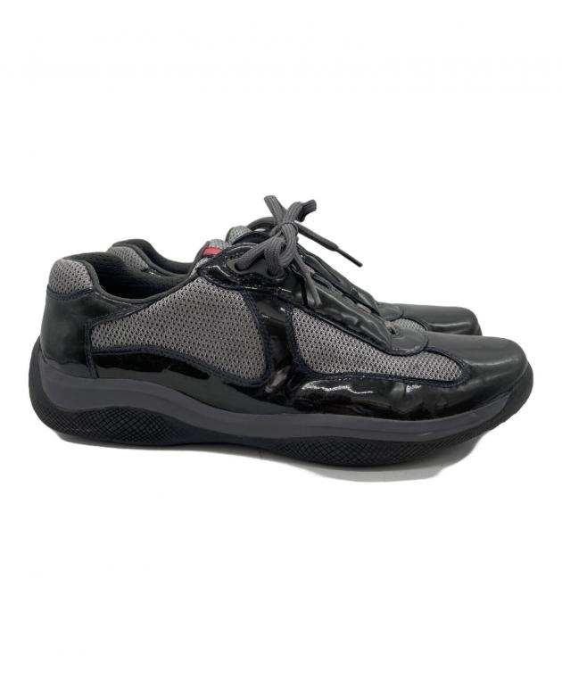中古・古着通販】PRADA (プラダ) スニーカー ブラック サイズ:25