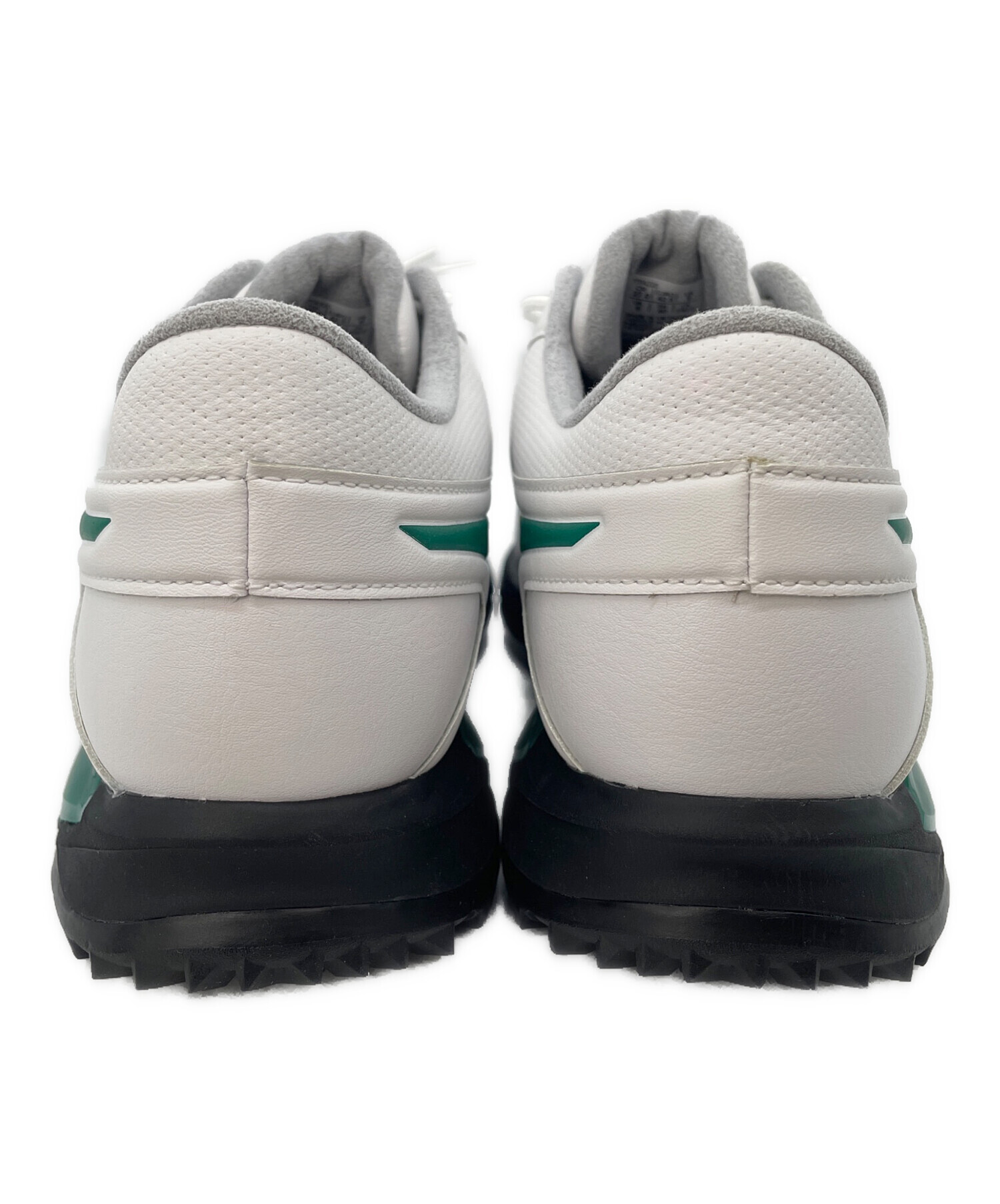 ASICS ゴルフシューズ ホワイト/グリーン 中古・古着通販】asics (アシックス) ゴルフシューズ ホワイト
