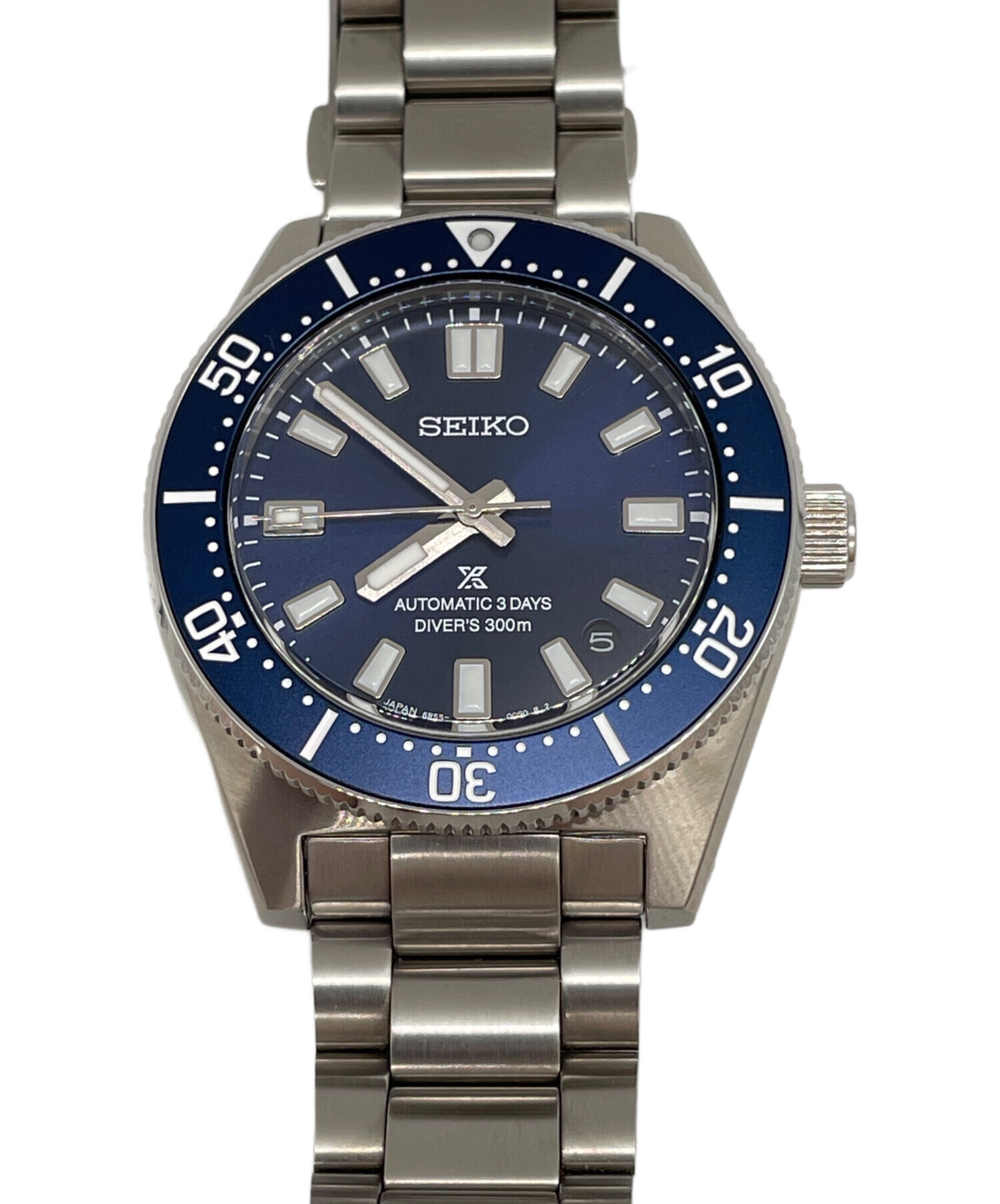 SEIKOダイバーズウォッチ　文字盤ブルー　ソーラークォーツ 中古・古着通販】SEIKO (セイコー) ダイバーズウォッチ ブルー