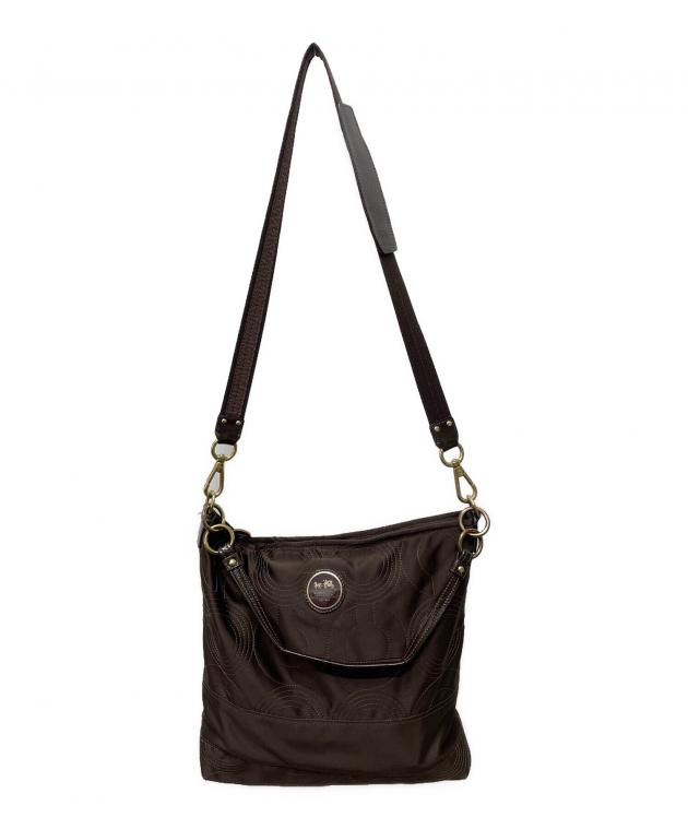 中古・古着通販】COACH (コーチ) ワンショルダーバッグ ブラウン