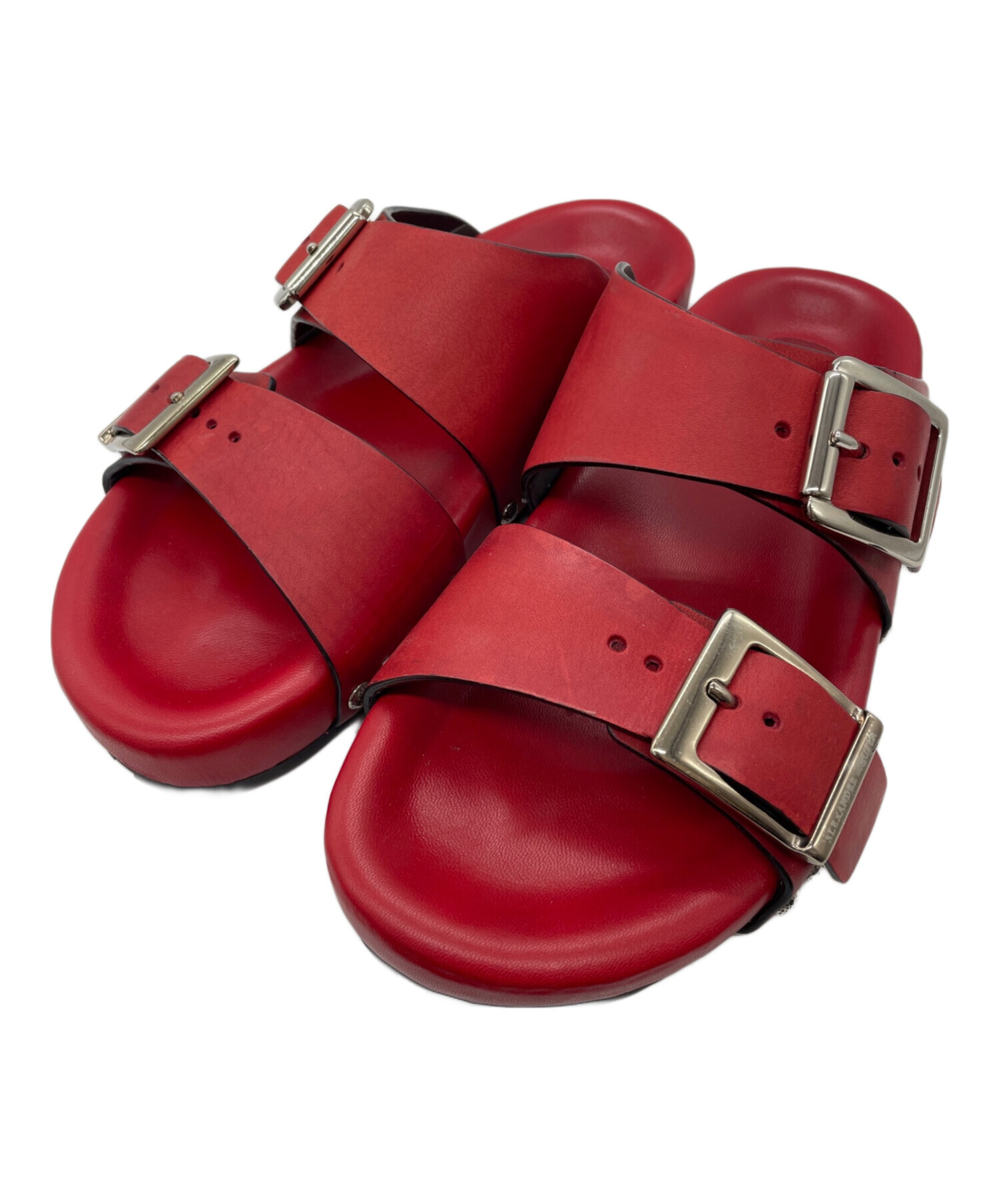 アレキサンダーマックイーン サンダル 24cm ミュール パンチング 中古・古着通販】ALEXANDER McQUEEN (アレキサンダーマックイーン