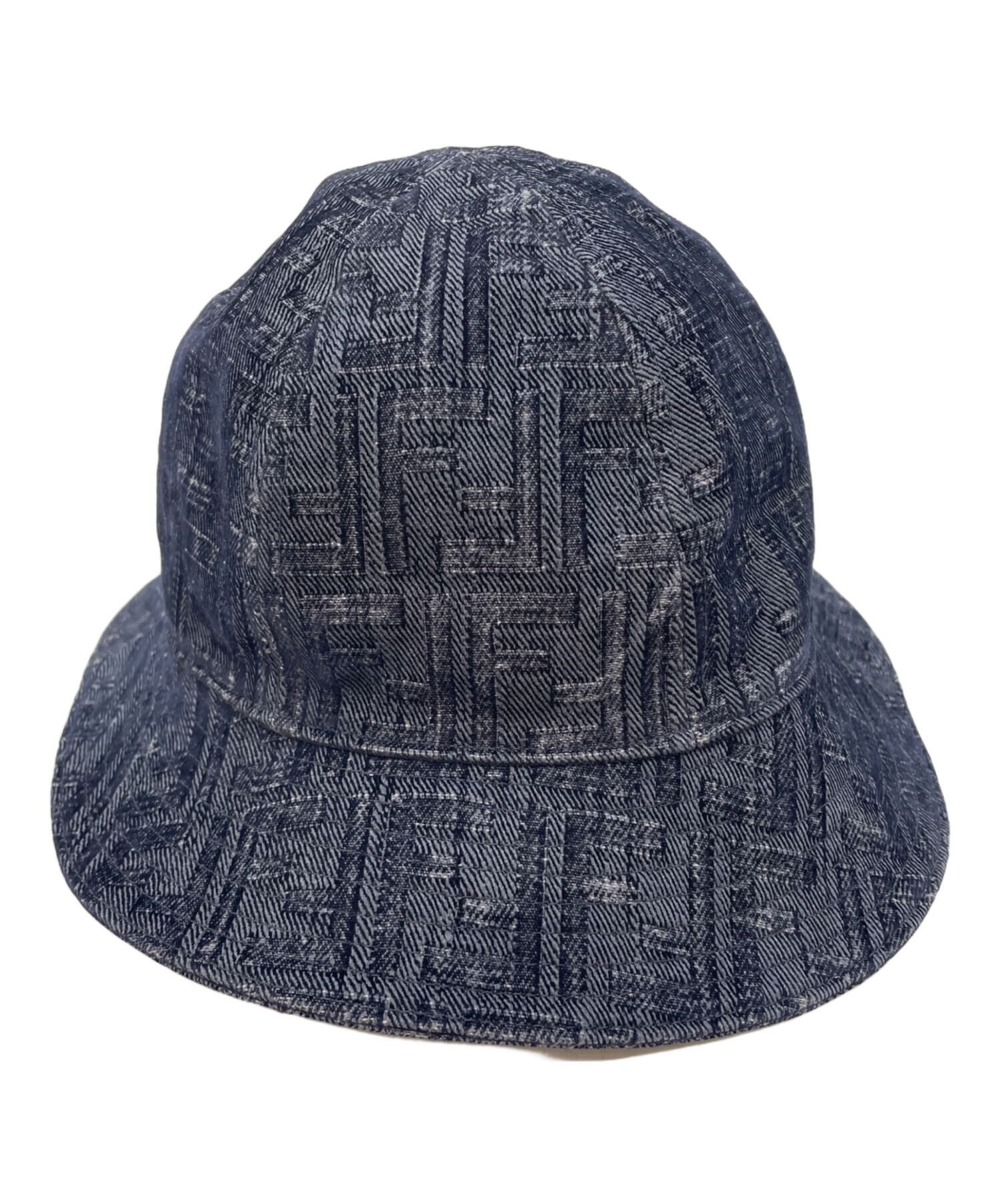中古・古着通販】FENDI (フェンディ) バケットハット ズッカ ネイビー