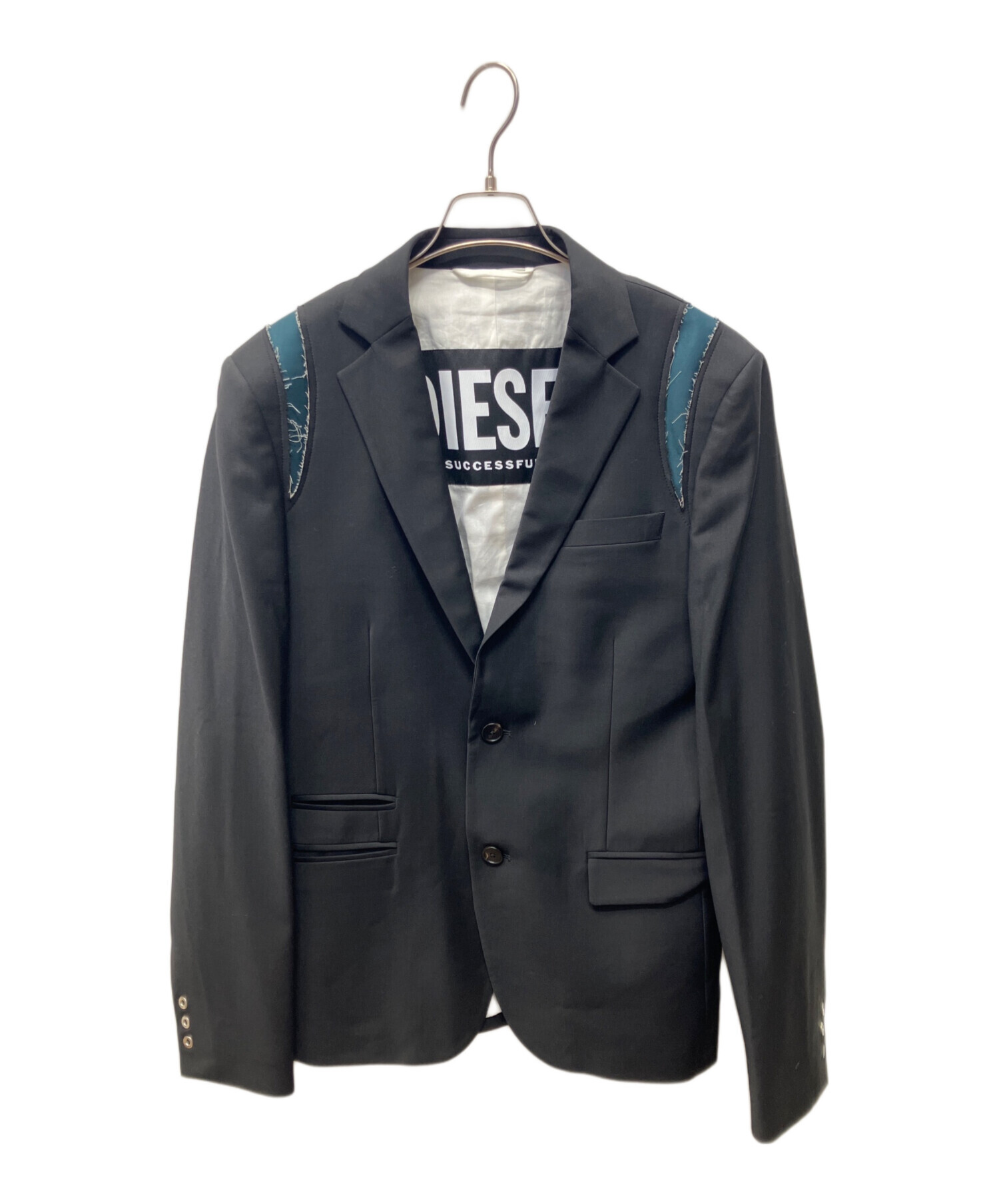 中古・古着通販】DIESEL (ディーゼル) 切替テーラードジャケット 
