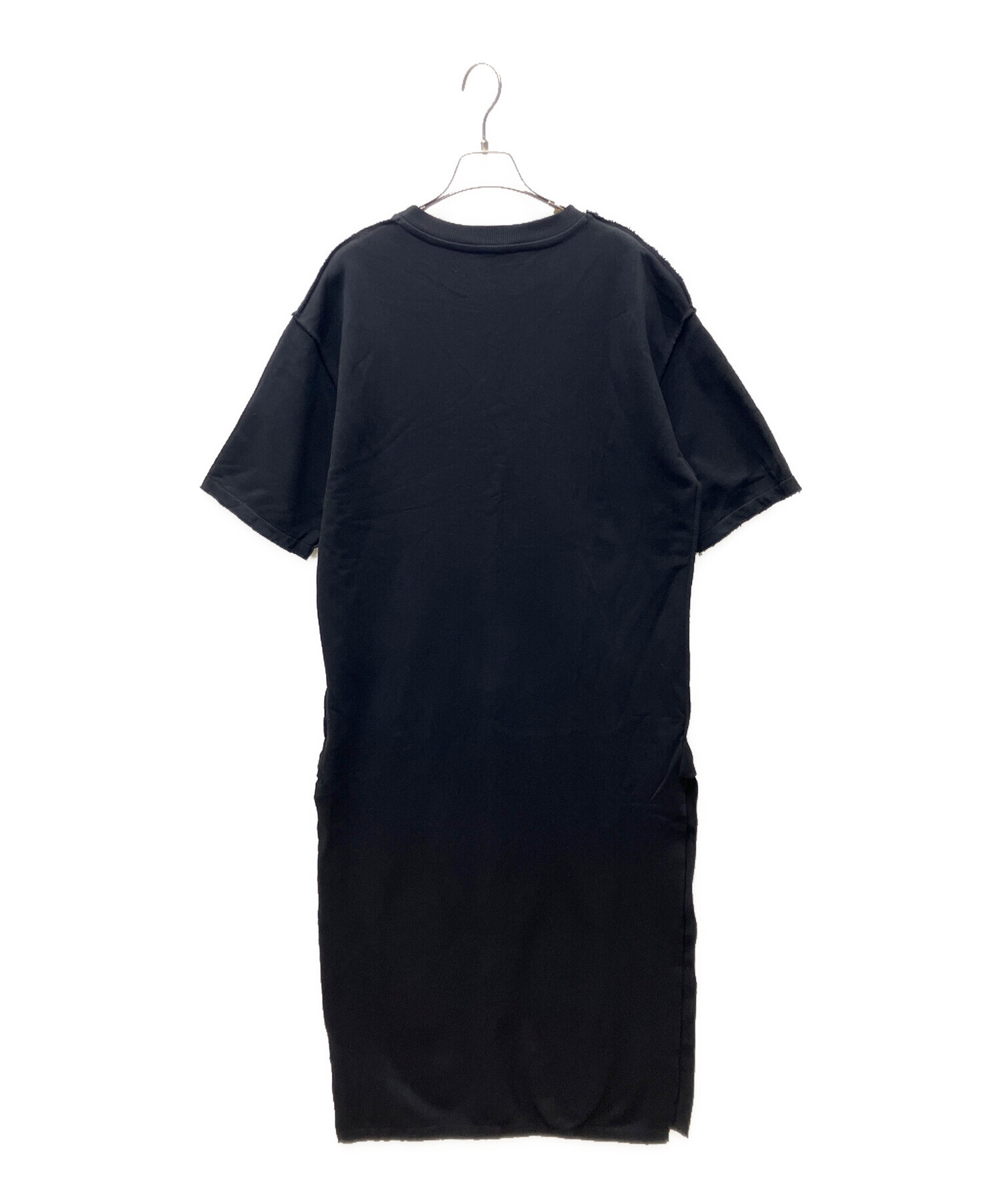 中古・古着通販】DIESEL (ディーゼル) 半袖ワンピース ブラック サイズ