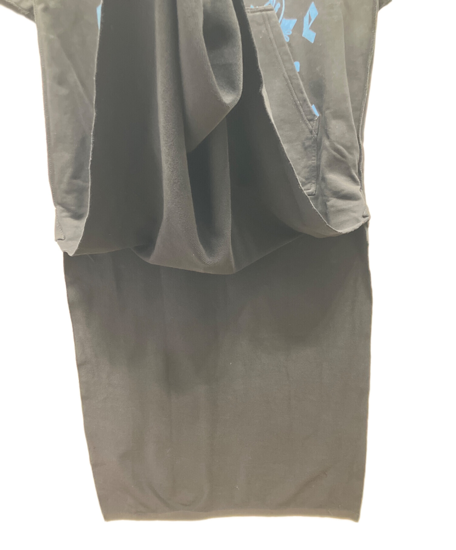 中古・古着通販】DIESEL (ディーゼル) 半袖ワンピース ブラック サイズ