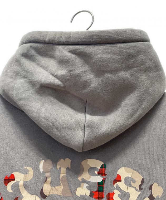 中古・古着通販】stussy (ステューシー) パーカー グレー サイズ:M