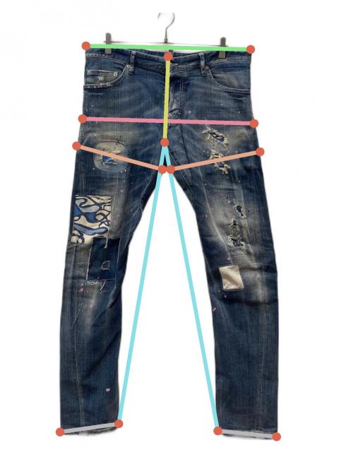 中古・古着通販】DSQUARED2 (ディースクエアード) デニムパンツ