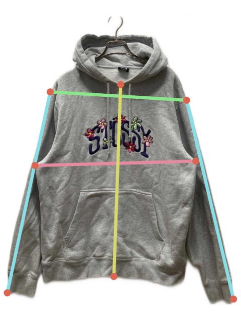 中古・古着通販】stussy (ステューシー) COLLEGIATE FLORAL HOODIE
