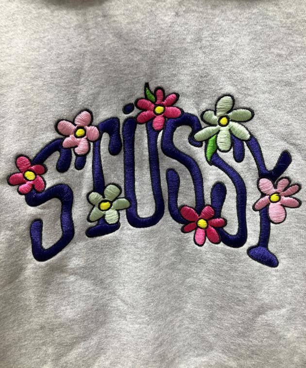中古・古着通販】stussy (ステューシー) COLLEGIATE FLORAL HOODIE