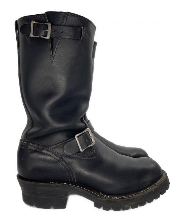 虎*様 WESCO BOSS 8E ブラックスエード エンジニアブーツ 中古・古着通販】WESCO (ウェスコ) エンジニアブーツ STOCK BOSS