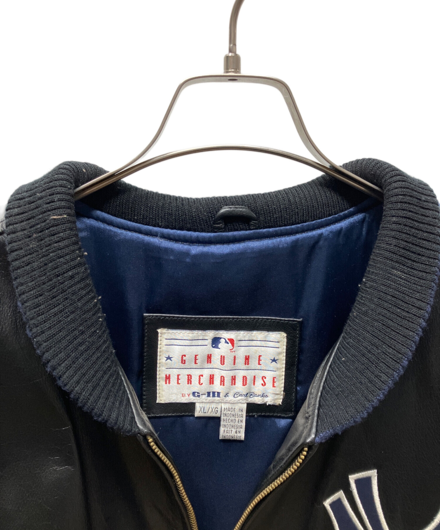 90s GENUINE MERCHANDISE レザースタジャン 中古・古着通販】GENUINE MERCHANDISE (ジェニュイン マーチャンダイズ