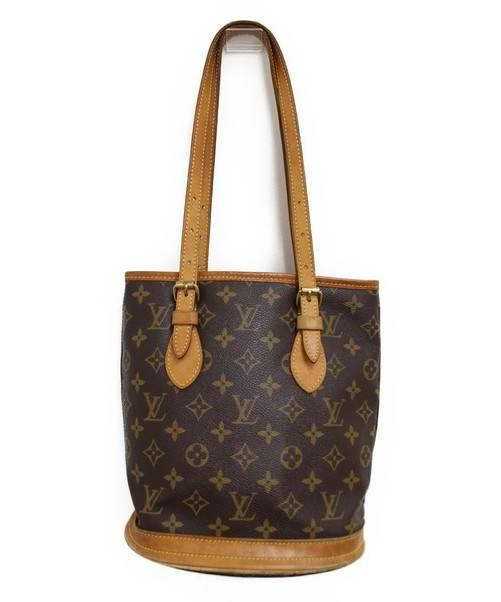 ルイヴィトン バケツ型トートバッグ 中古・古着通販】LOUIS VUITTON (ルイヴィトン) バケツ型トートバッグ