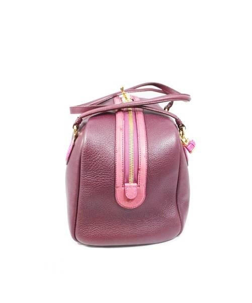 中古・古着通販】LOEWE (ロエベ) ベレ/ミニボストンバッグ パープル 