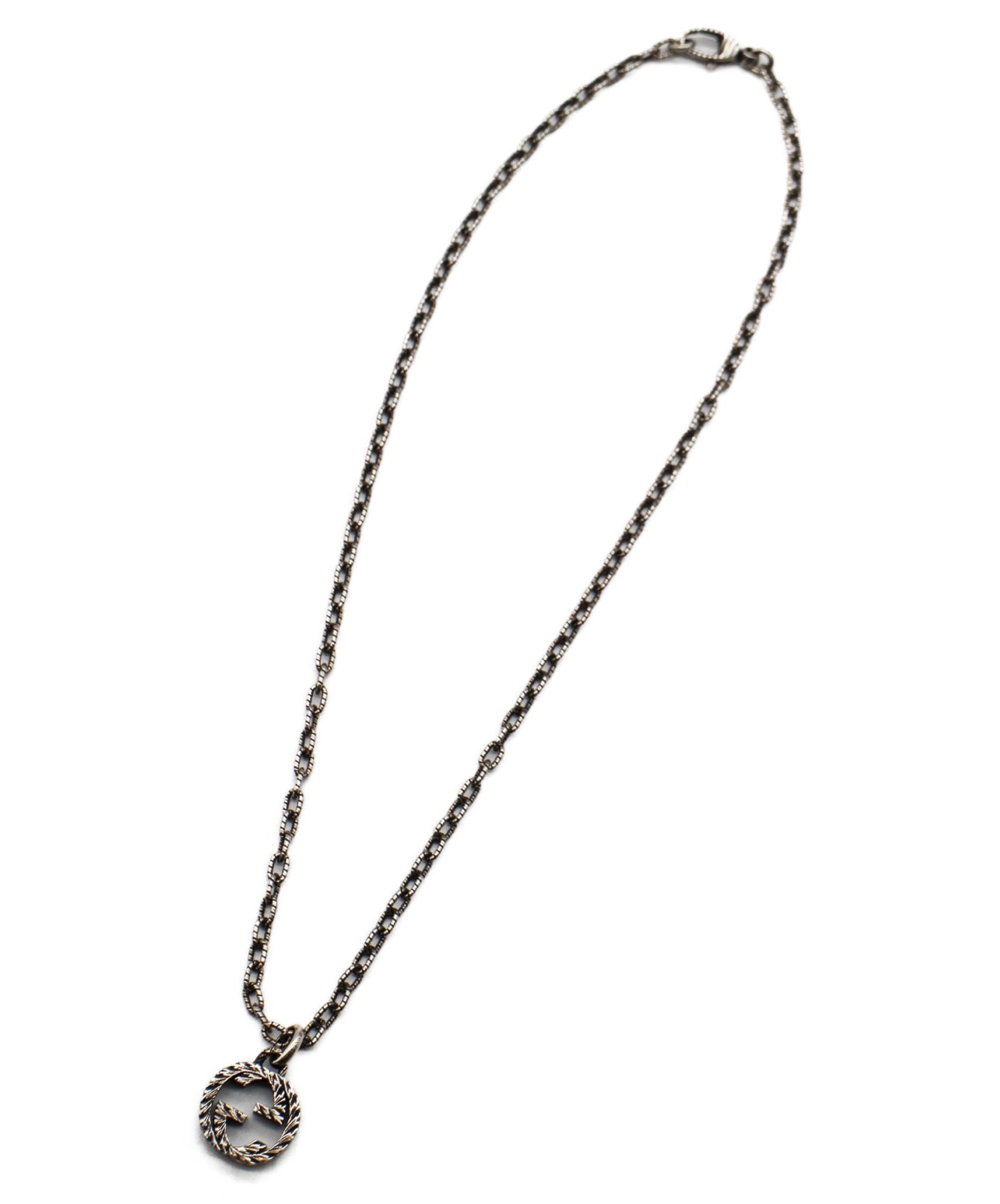 中古・古着通販】GUCCI (グッチ) インターロッキングGネックレス 