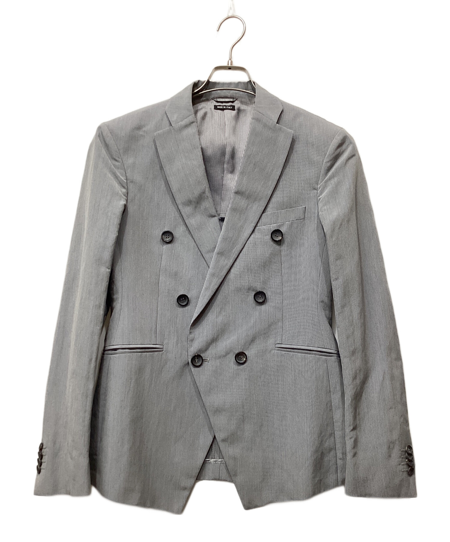 GIORGIO ARMANI アルマーニ セットアップ スーツ グレー 丈長め 中古・古着通販】GIORGIO ARMANI (ジョルジョアルマーニ) ジョルジョ