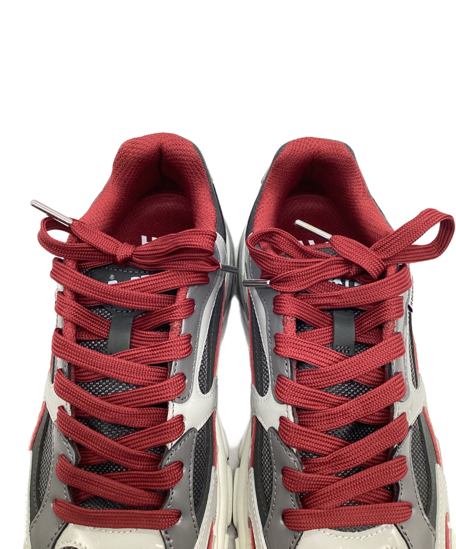 ISSEY MIYAKE アシンメトリック ベスト グレー/レッド ISSEY MIYAKE アシンメトリック ベスト グレー/レッド オンラ