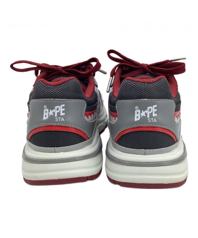 アベイシングエイプ グレー ブランド小物 スニーカー レディース【中古】 中古・古着通販】A BATHING APE (ア ベイシング エイプ) ローカット