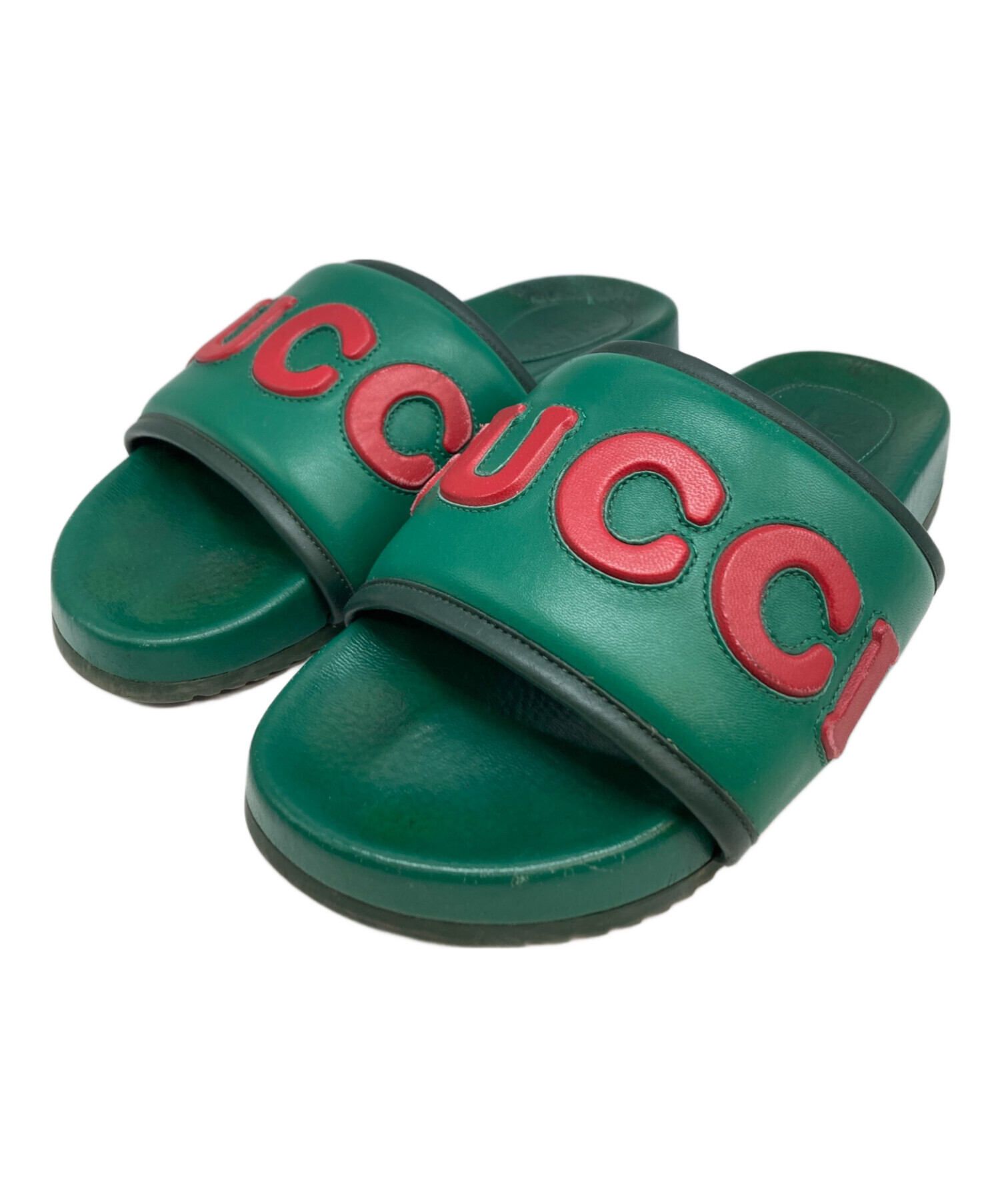 中古・古着通販】GUCCI (グッチ) サンダル グリーン サイズ:8