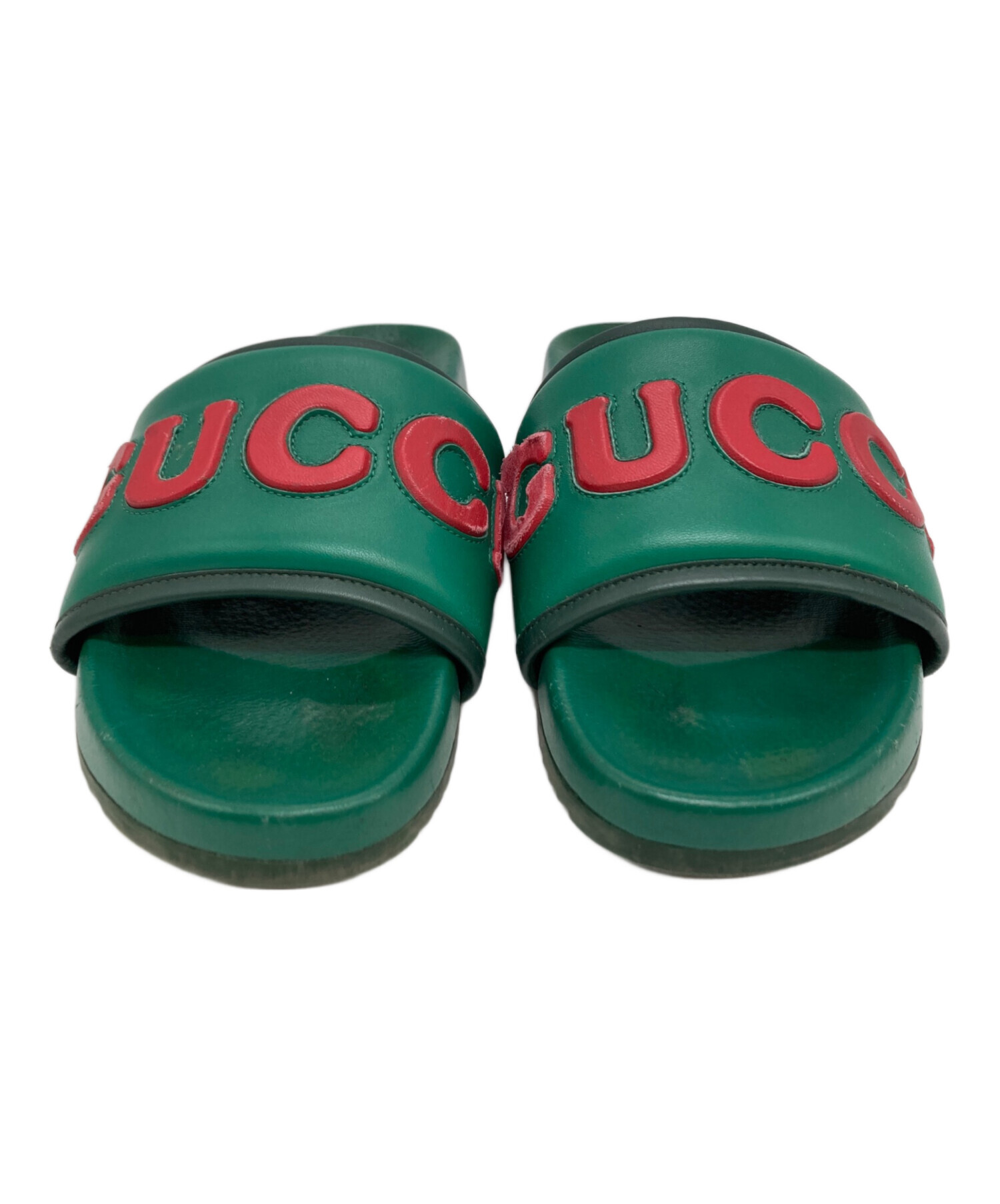 中古・古着通販】GUCCI (グッチ) サンダル グリーン サイズ:8 中古・古着通販】GUCCI (グッチ) サンダル グリーン サイズ:8