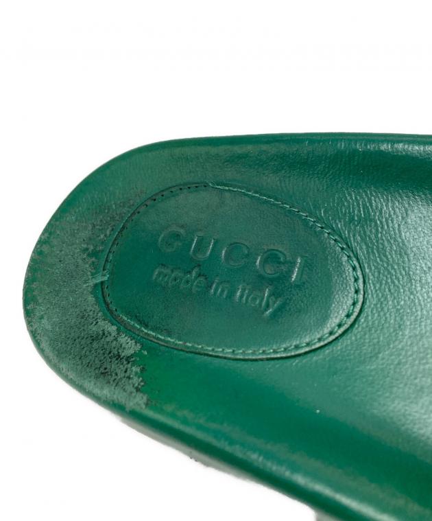 中古・古着通販】GUCCI (グッチ) サンダル グリーン サイズ:8