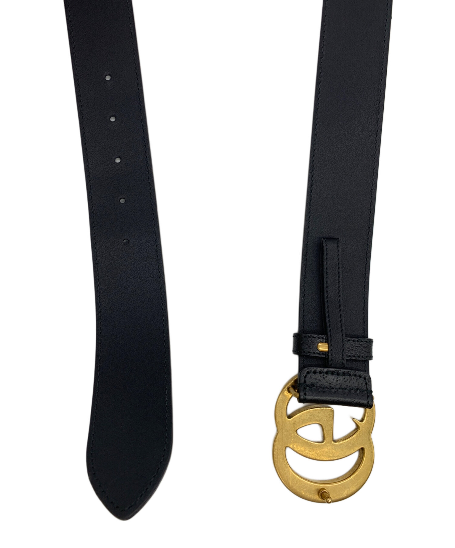 ✨ 新品未着用 ✨GUCCI マーモントベルト 中古・古着通販】GUCCI (グッチ) GGマーモントベルト ブラック