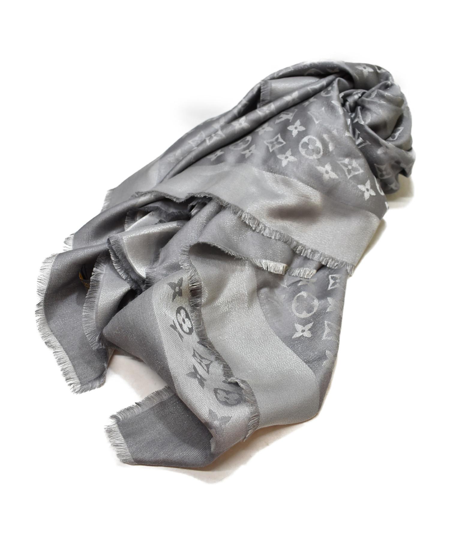 中古・古着通販】LOUIS VUITTON (ルイヴィトン) 大判ストール グレー