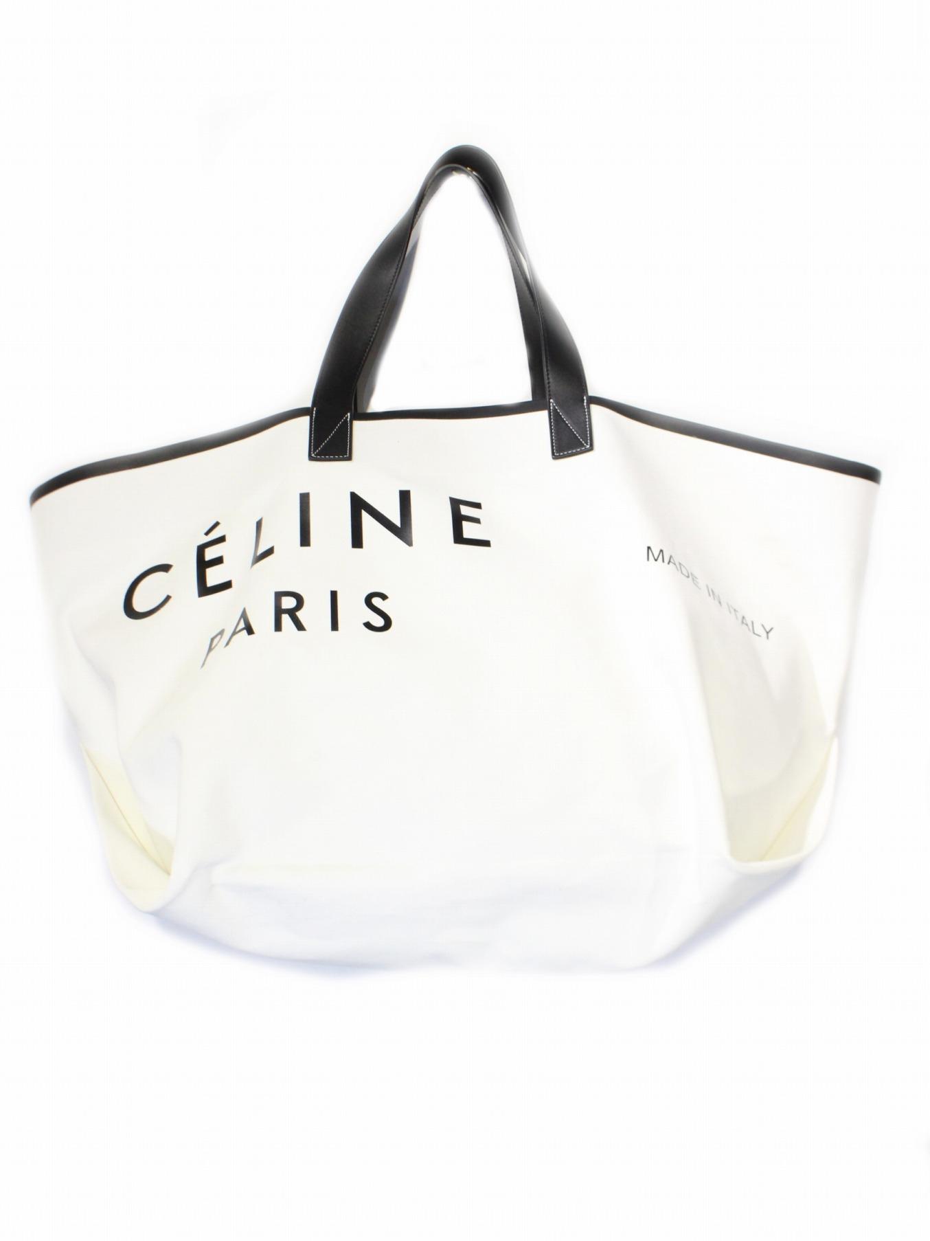 CELINE パリ柄 フランス製 M 美品 即購入OK A-15 中古・古着通販】CELINE (セリーヌ) メイドイントート M｜ブランド