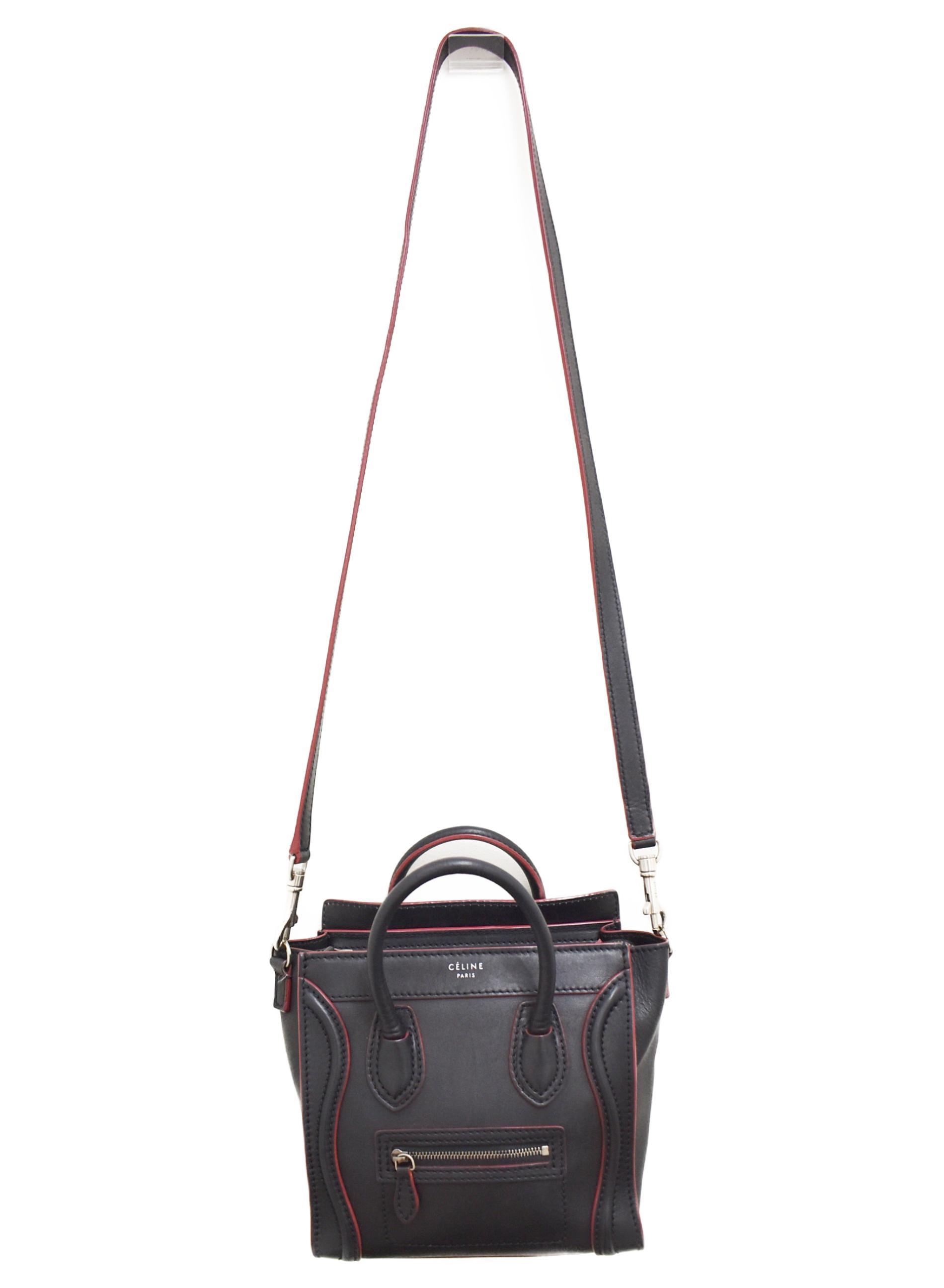 中古・古着通販】CELINE (セリーヌ) ラゲージナノショッパー ブラック
