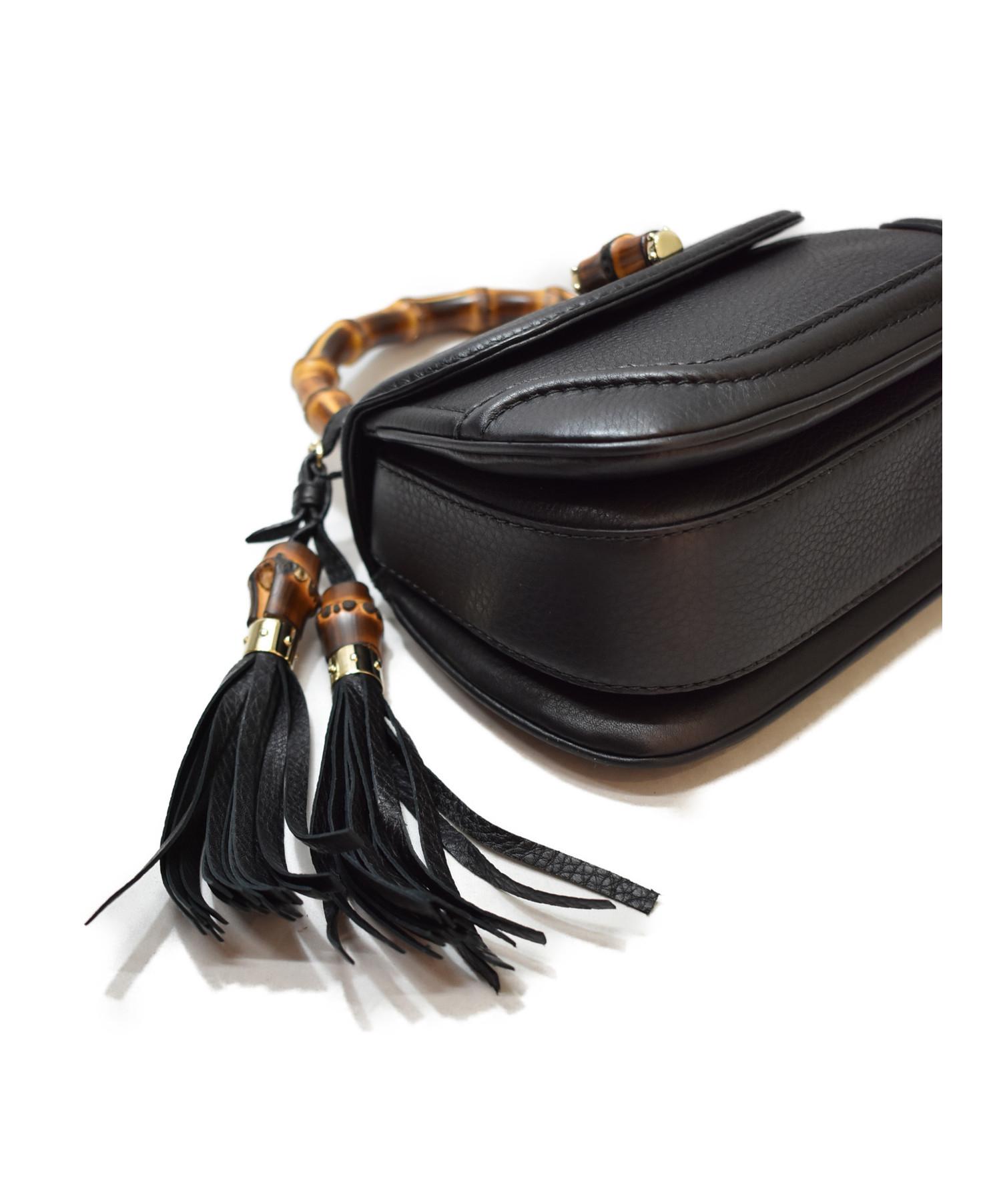 中古・古着通販】GUCCI (グッチ) ニューバンブーハンドバッグ ニュー