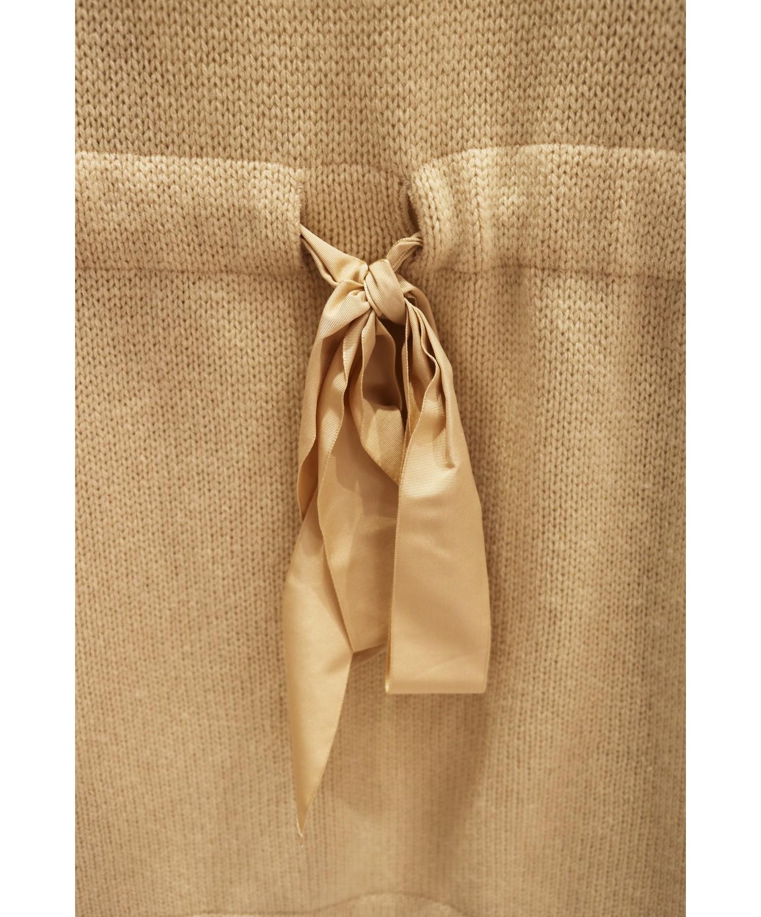 FOXEY スクエアカーディガン 38 サンドベージュ レーヨンポルエステル