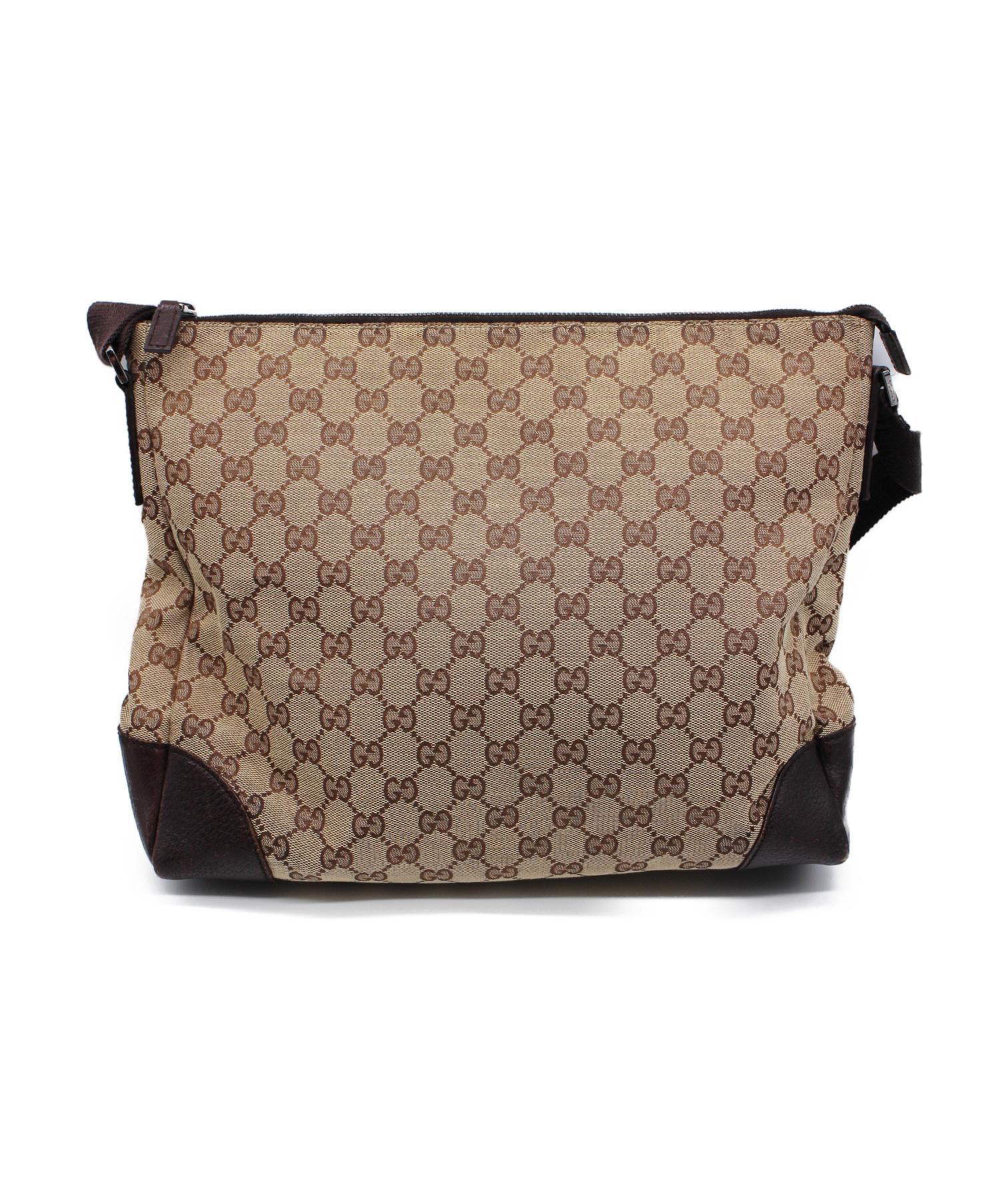 中古・古着通販】GUCCI (グッチ) GGキャンバス/ショルダーバッグ 