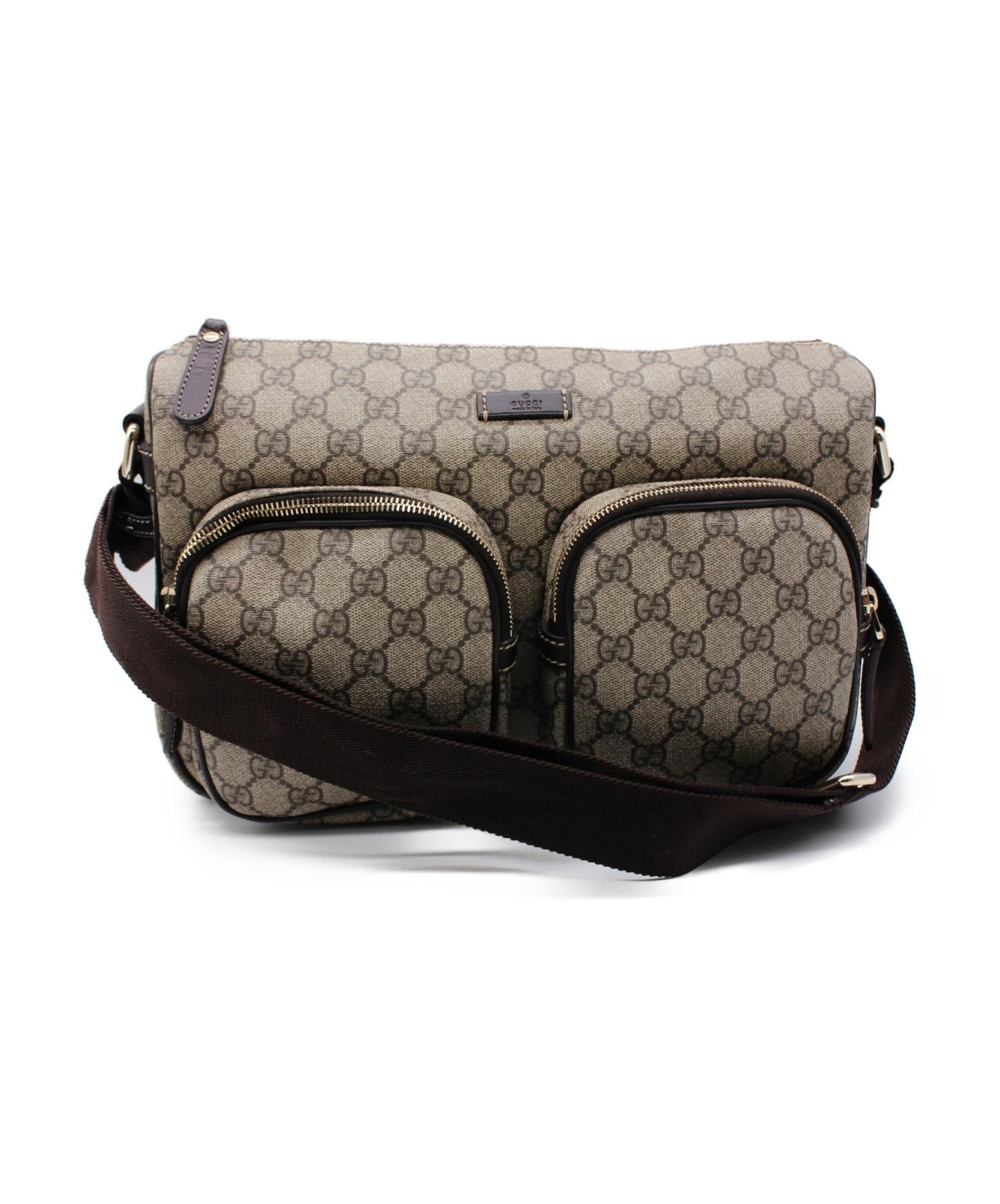 中古・古着通販】GUCCI (グッチ) GGキャンバスショルダーバッグ
