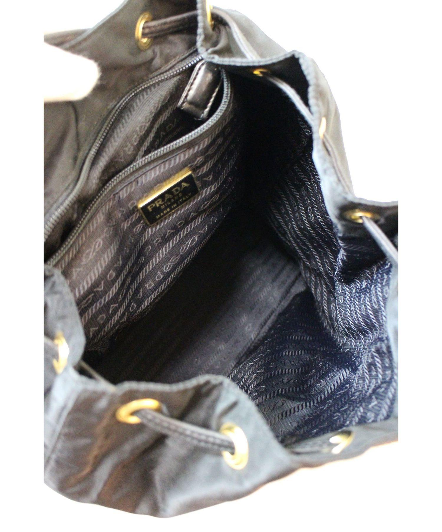 中古・古着通販】PRADA (プラダ) チェーンリュック ナイロン